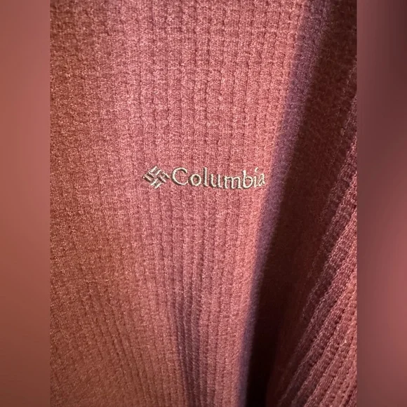 NWT Columbia Men's XXL Pine Peak Waffle Long Sleeve Henley Reddish/Brown - Picture 6 of 11